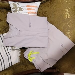 Figs Slate Kade scrub bottoms Small